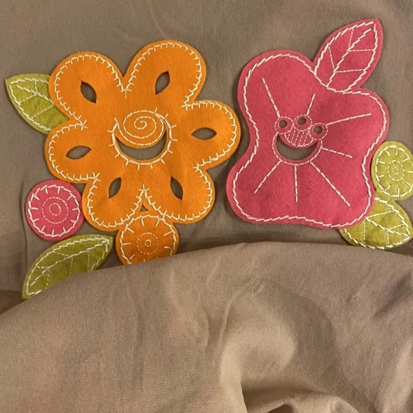 Sisley made In Italy nude long sleeve top size S-M - Picture 2 of 6